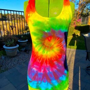 ❗️Custom Tie Dye❗️🌈  Tank Top